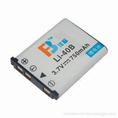 Camera Battery for 42B, 3.7V, 750mAh, Over 1,000 Recycles